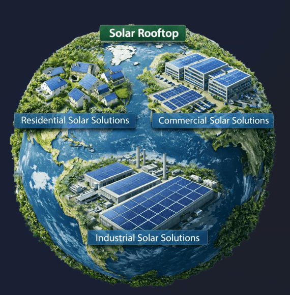 Residential rooftop solar installation by Hammirde Energy Solutions in Bikaner